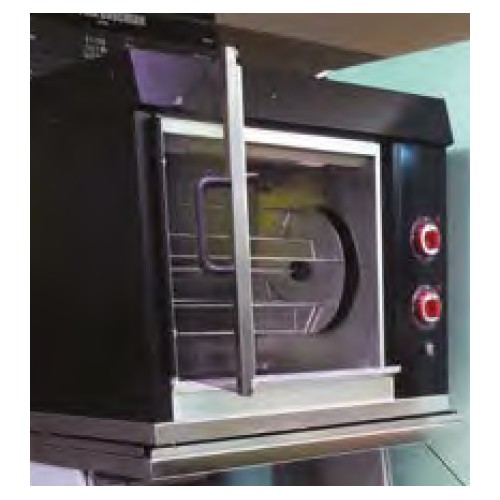 Rôtissoire électrique ventilée 4 broches, 16/20 poulets, 3,3 Kw Rôtissoire électrique ventilée 4 broches, 16/20 poulets, 3,3 Kw