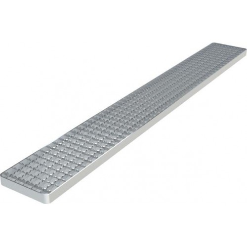 Grille classe L15 caillebotis anti-dérapante double crantée passivée Longueur 375 mm Grille classe L15 caillebotis anti-dérapante double crantée passivée Longueur 375 mm