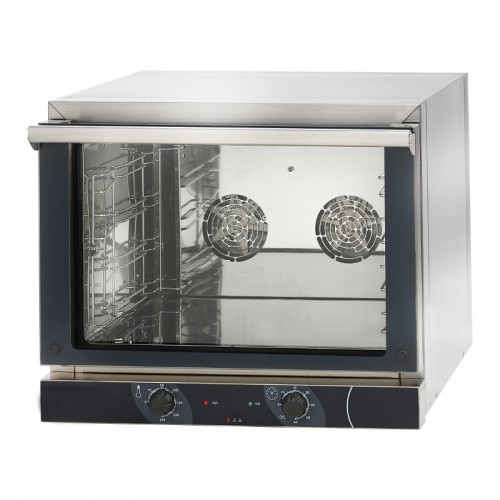 Four à convection électromécanique 4 niveaux inox 4GN1/1 3 kW Four à convection électromécanique 4 niveaux inox 4GN1/1 3 kW