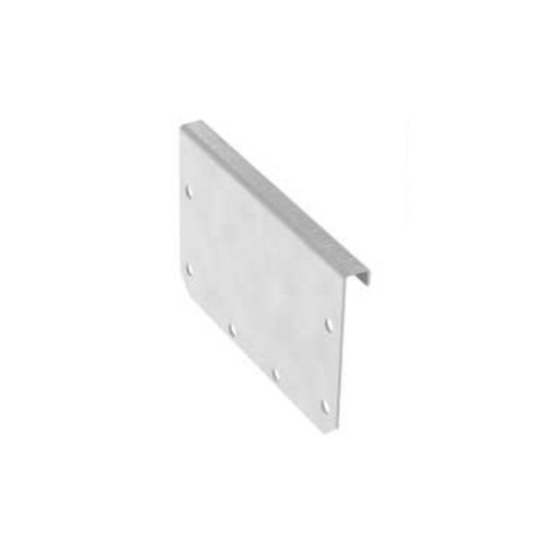 Plaque d‘extrémité inox pleine profondeur 50 mm pour caniveaux Modul 125