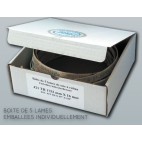 Lame pour scie à os, largeur 16 mm, la boîte de 5 lames, longueur de 2470 à 3160 mm