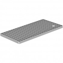 Grille antidérapante Double crantage pour caniveau Modul 200, 1000 x 200 mm, 5.6 Kg