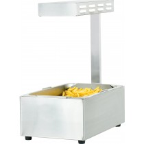 Chauffe frites GN1/1 infrarouge, en inox AISI 310
