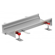 Elément droit pour caniveau Modul 200 avec pente longueur 3000 mm profondeur 80 à 100 mm