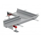 Caniveau Modul 200, éléments droits, avec pente, longueur 6000 mm, profondeur 100 à 140 mm