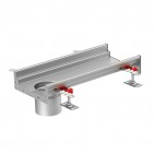 Eléments de sortie en bout Ø 142 mm pour Caniveau Modul 200 profondeur 70 mm longueur 500 mm