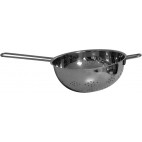 Passoire cuisine inox fond rond Ø 250 mm longueur manche 240 mm