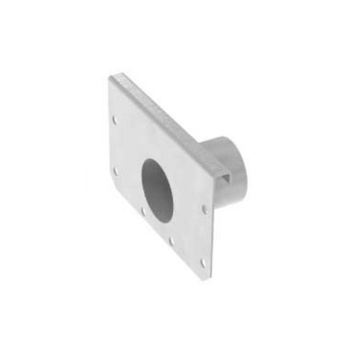 Plaque d‘extrémité avec manchon DN50 profondeur 60 mm pour caniveaux Modul 200 Plaque d‘extrémité avec manchon DN50 profondeur 60 mm pour caniveaux Modul 200