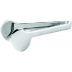 Pince cuisine ovale à salade inox , L- 240 mm