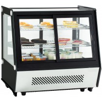 Vitrine réfrigérée à poser 125L double vitrage 160 W 