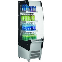 Vitrine réfrigérée à boissons «type LS» inox 220 L
