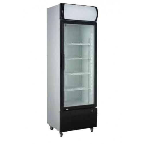 Vitrine de présentation boissons 1 porte battante 320 L