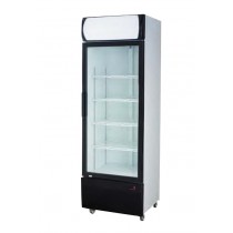 Vitrine de présentation boissons 1 porte battante 460 L