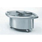 Meuble à coquillages, acier inoxydable, L 2065 x P 1345 x H 850 mm
