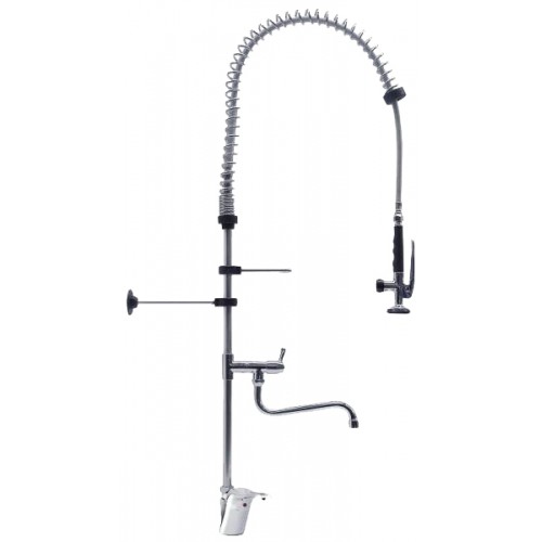 Douchette EC/EF mono-trou avec col de cygne mélangeur avec levier H 580 mm