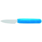 Couteau à huitres manche thermogomme bleu