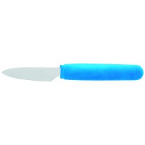 Couteau à huitres manche thermogomme bleu