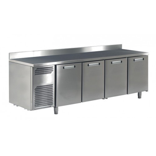 Meuble arrière réfrigéré sur groupe logé, profondeur 800 mm, 4 portes Meuble arrière réfrigéré sur groupe logé, profondeur 800 mm, 4 portes