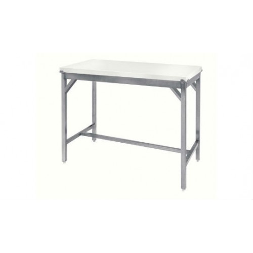 Table d'affalage centrale inox ferritique P 700 mm