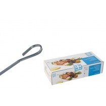 Brochettes inox, L-250 mm, de type rondes ø 2 mm