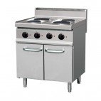 Fourneau électrique, plaque de cuisson en fonte, (2 + 2,6) x 2 bruleurs, 9,2 Kw