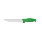 Couteau de boucher manche polypropylène vert