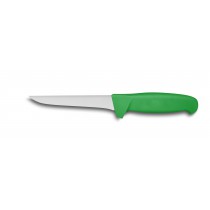 Couteau désosseur, lame droite, à manche de couleur vert