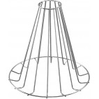 Pyramide à boudin , inox , ø 280 x ø 80 x H 325 mm