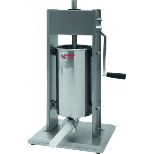 Poussoir à saucisse manuel vertical en inox 7 litres Poussoir à saucisse manuel vertical en inox 7 litres