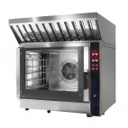 Four mixte avec panneau de commande latéral, 5 niveaux, 380 V TRI+N