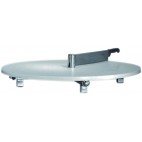 Plateau poly HD500 tournant diamètre 900 mm, épaisseur 30 mm pour table de découpe  
