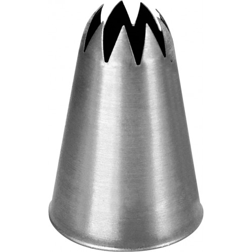 Douille cannelée fermée inox dents 8 Douille cannelée fermée inox dents 8