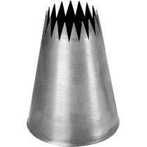 Poche pour pâtisserie, douille à petits fours inox, dents 9