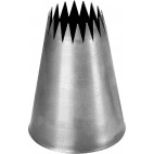 Poche pour pâtisserie douille à petits fours inox 9 dents