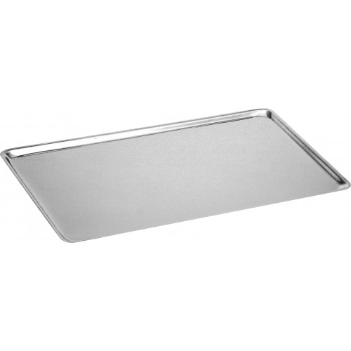 Plaque pâtissière inox 10/10ème bords pincés Plaque pâtissière inox 10/10ème bords pincés