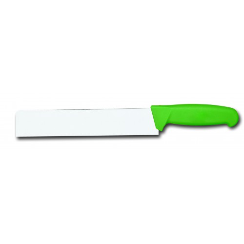 Couteau à fromage droit 1 manche, manche polypropylène vert, L lame 250 mm Couteau à fromage droit 1 manche, manche polypropylène vert, L lame 250 mm