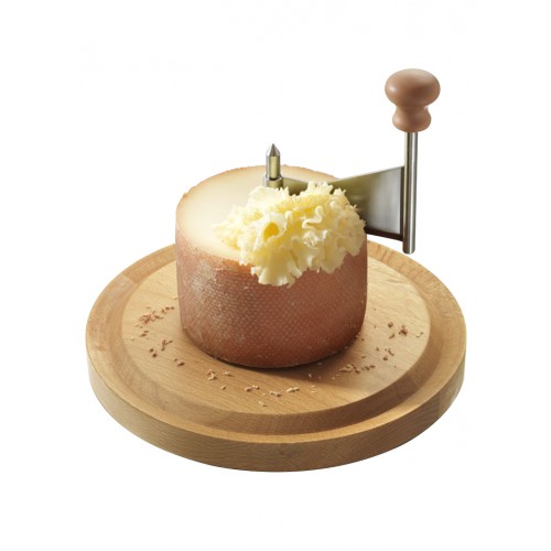 Friseur en hêtre pour fromage tête de moine avec cloche Friseur en hêtre pour fromage tête de moine avec cloche