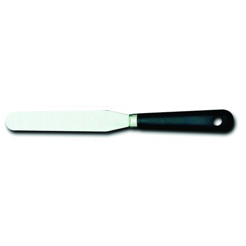 Palette spatule droite, manche noir ABS surmoulé Palette spatule droite, manche noir ABS surmoulé