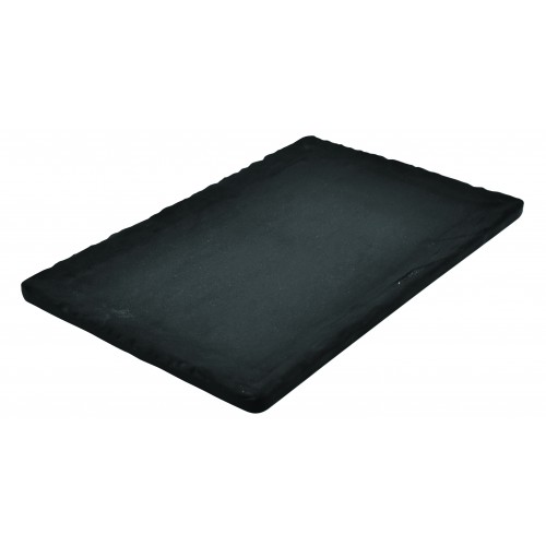 Plateau rectangulaire en melamine, imitation pierre, sans pied Plateau rectangulaire en melamine, imitation pierre, sans pied