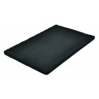 Plateau rectangulaire en melamine, imitation pierre, sans pied