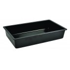 Insert noir pour plats évasés mélamine, 0.7 litres