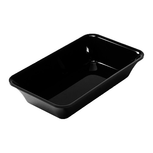 Plateau cuisine, plexi noir rectangulaire GN1/4 P 162 mm Plateau cuisine, plexi noir rectangulaire GN1/4 P 162 mm
