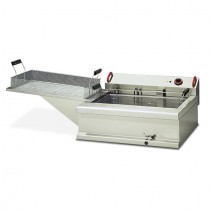 Friteuse pour pâtisserie a poser, cuve de 24L, L 800 x P 700 x H 250 mm