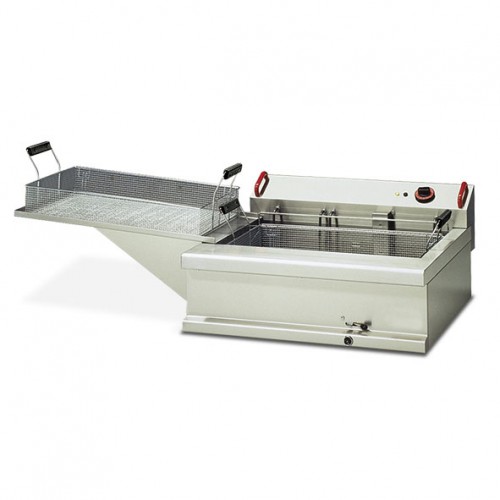Friteuse pour pâtisserie a poser, cuve de 24L, L 800 x P 700 x H 250 mm Friteuse pour pâtisserie a poser, cuve de 24L, L 800 x P 700 x H 250 mm