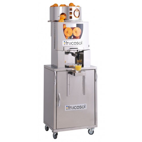 Presse-agrumes SelfService acier inoxydable 20-25 fruits/min L 580 x P 750 x H 1620 mm Presse-agrumes SelfService acier inoxydable 20-25 fruits/min L 580 x P 750 x H 1620 mm