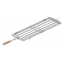 Grille rotatif, 3 poulets de 1 Kg pour Churrasco au Charbon de Bois professionnel