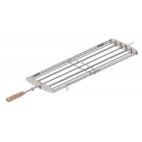 Grille rotatif, 3 poulets de 1 Kg pour Churrasco au Charbon de Bois professionnel