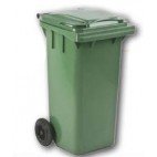 Poubelle 120 litres pour poubelle réfrigérée, L 480 x P 550 x H 960 mm