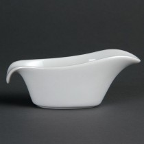 Saucière Olympia, en porcelaine blanche, 85 ml