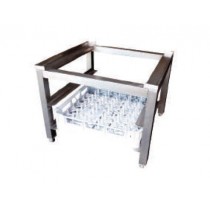 Support pour lave vaisselle en acier inoxydable